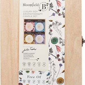 New Bloomfield Luxury Soy Aromatherapy Candle Gift Set